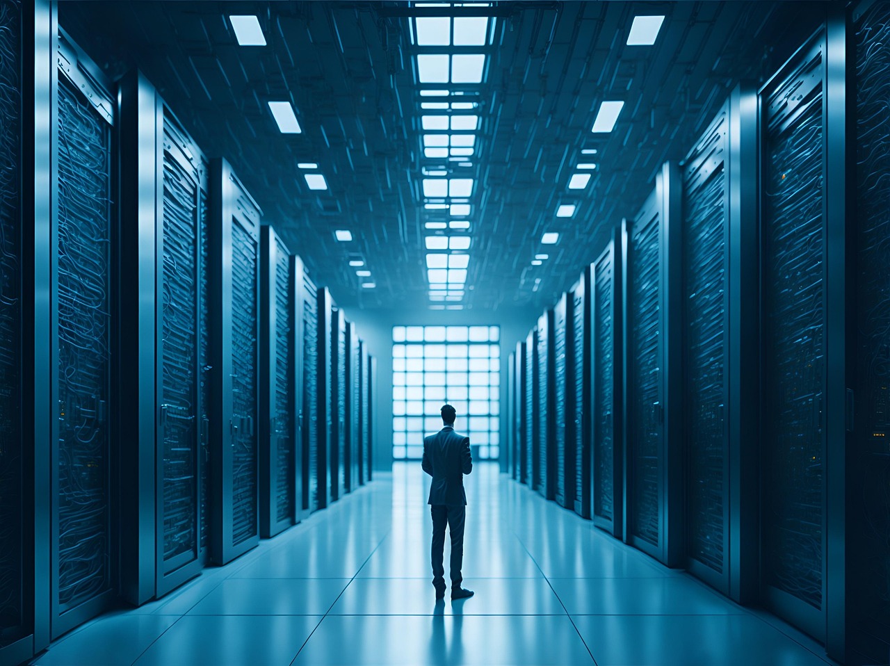 ai generated, data centre, processor, computer, data hall, business, technology, data centre, data centre, data centre, data centre, data centre, business, technology, technology-8070004.jpg